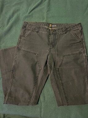 Women’s Carhartt slim fit, double front size 12